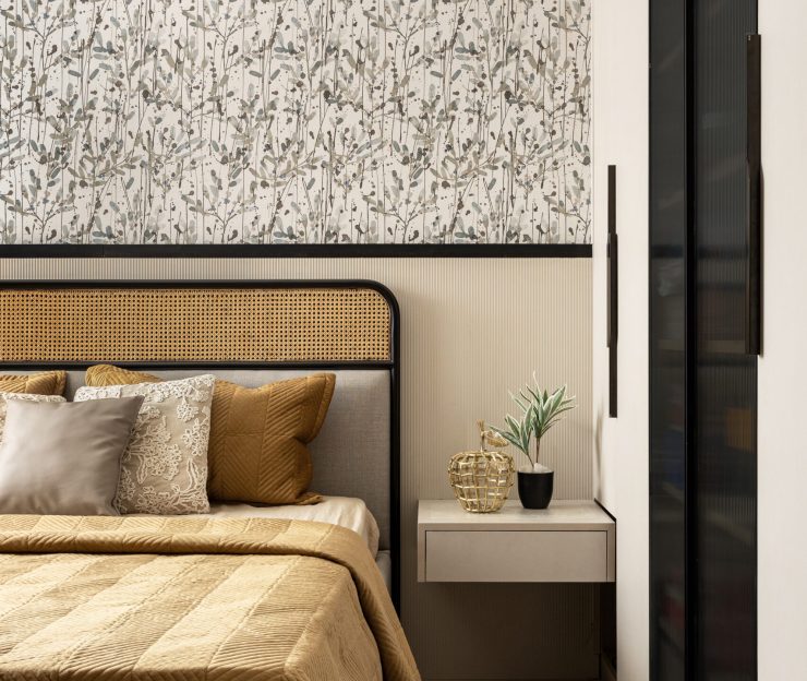 Rattan bed